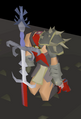 The warrior beheaded by Xarpus.