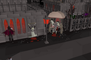 Blood tithes and corpse carts found throughout the city.