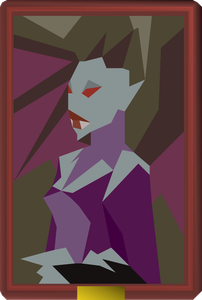 A painting of Vanescula Drakan found in Castle Drakan in Vampyrium.