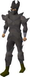 The inactive Iorwerth crystal armour set on body type A.