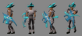 Pre-release model of the passive effect of the elysian spirit shield
