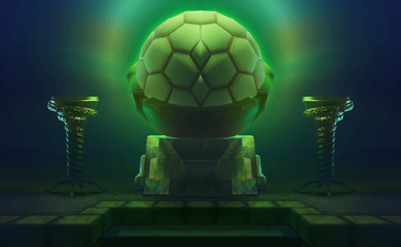 The full login background commemorating the quest upon release, without the main menu overlay.