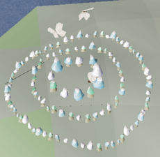 Unique Fairy ring found on the penguin island near Miscellania.