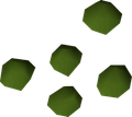 Five irit seeds