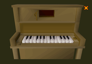 The piano interface