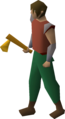 Gilded axe