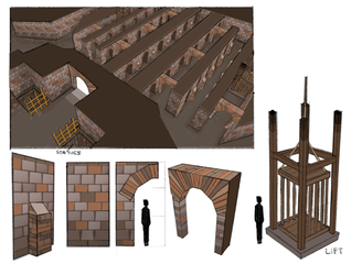 Concept art of the underground level, by Mod Jerv.