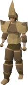 A player wearing Splitbark armour.