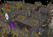The building housing the Clan Wars minigame.