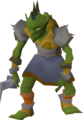 Aggressive goblin in the Goblin Cave