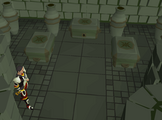 The stone chests by the Shayzien Infiltrator contain the symbol of the Dragonkin.