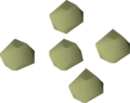 Five jangerberry seeds