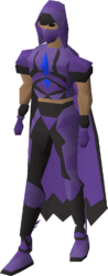 The outfit in the colours of Arceuus.