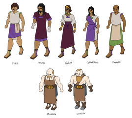 Concept art of Aldarin workers, by Mod Jerv.