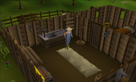 Fred the Farmer in his house