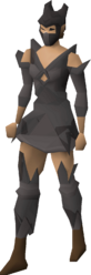 The inactive Iorwerth crystal armour set on body type B.