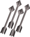 Four broad bolts