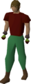 Maroon top