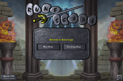 Login screen for the release of Kebos Lowlands