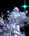 Seren as a tall, shining crystalline structure, depicted in a Postbag from the Hedge.
