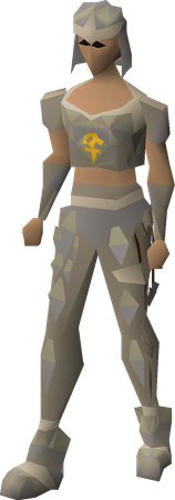 Bandos blessed dragonhide armour on body type B.