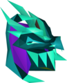 A tanzanite helm, recoloured with a tanzanite mutagen.