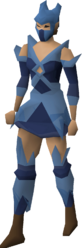 The Amlodd crystal armour set on body type B.