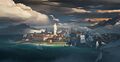 Artwork of Great Kourend, still represented as a single composite city