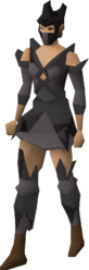 The Iorwerth crystal armour set on body type B.