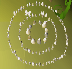 Yellow and grey Fairy ring, shared by AIR and CLS.