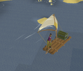 You trim the sails, catching the wind for a burst of speed!