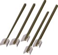 Five flighted ogre arrows
