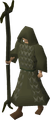 Ahrim the Blighted's equipment on body type A.