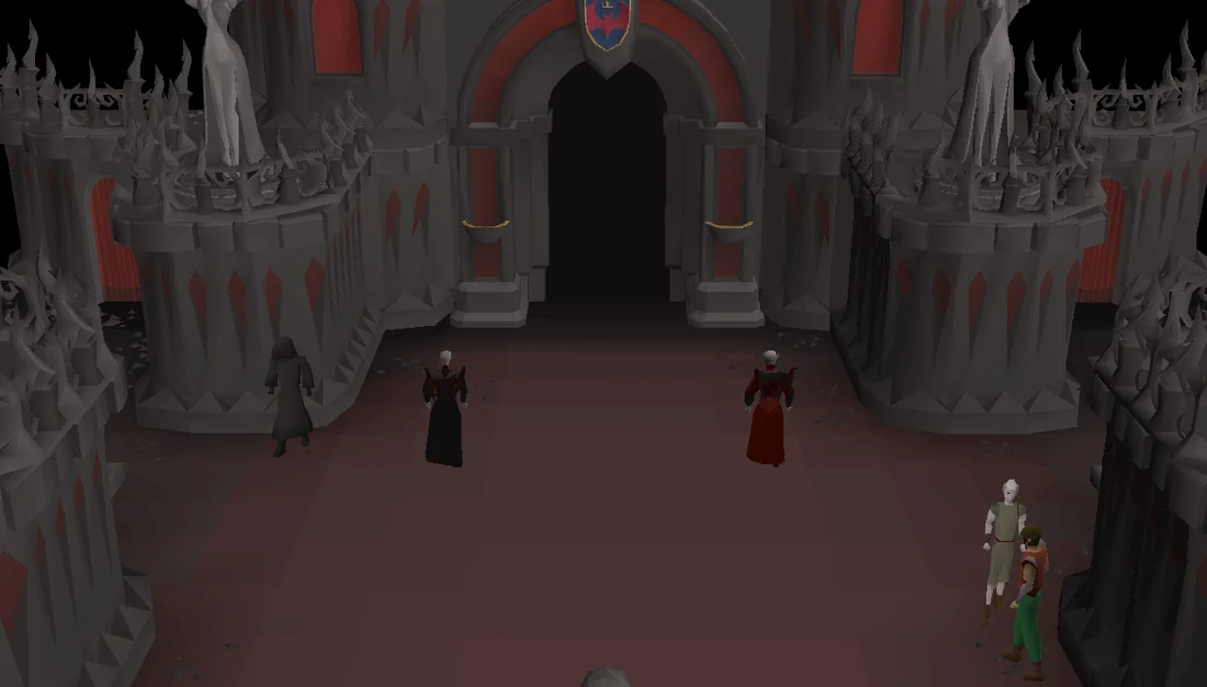 Vanstrom and Ranis enter the Theatre of Blood.