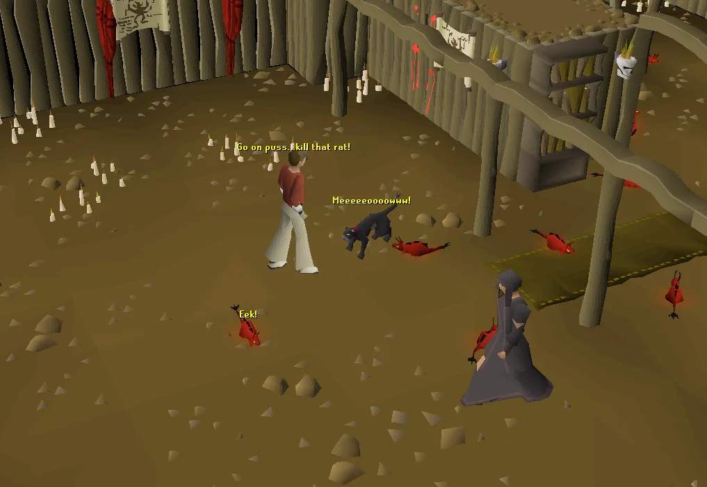 Hunting heinous hell-rats.