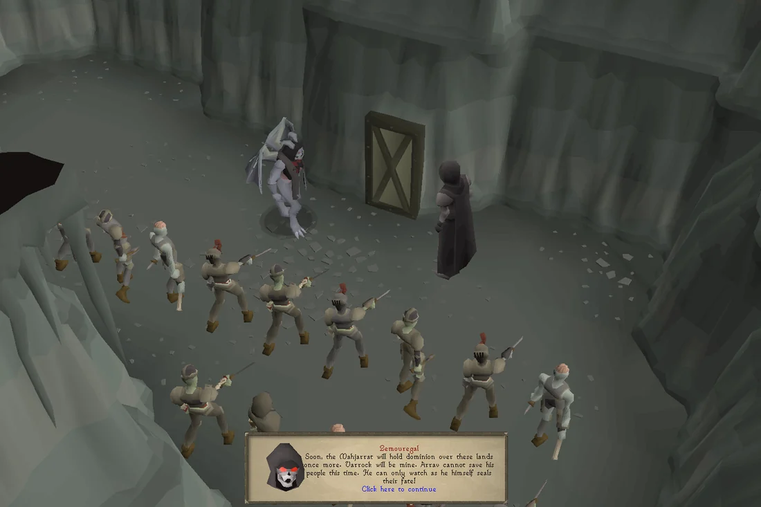 Zemouregal's zombie army, ready to attack Varrock.