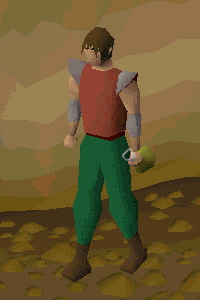 The player transforms into a goblin.