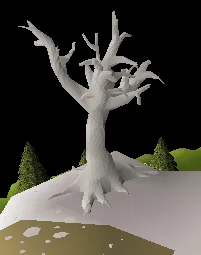 The white tree on Ice Mountain.