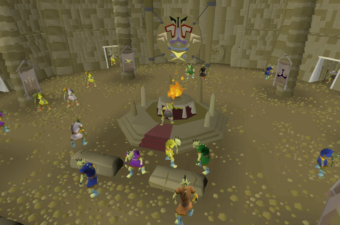 The Goblin Temple, dedicated to the Big High War God.