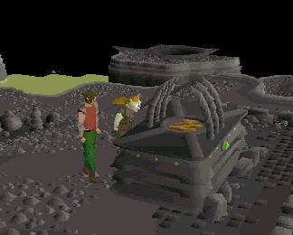 The player and Zanik open the box, and Zanik is sucked into it.