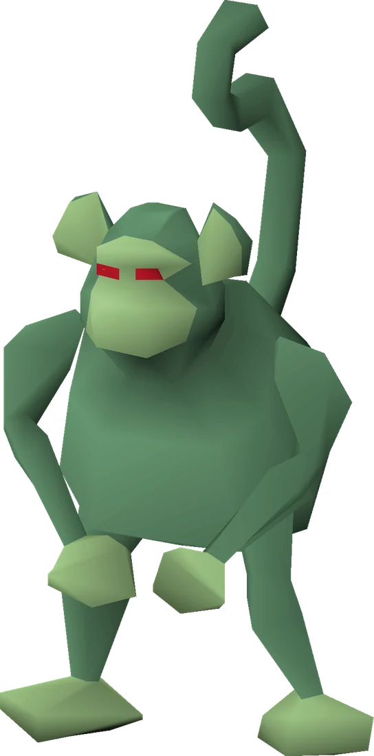 Large zombie monkey