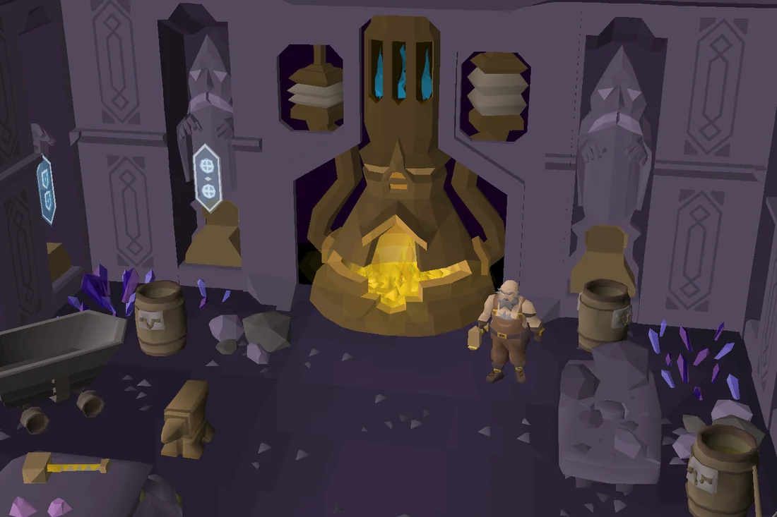 The Sacred Forge of Camdozaal, said to have been built when the city was established during the God Wars.