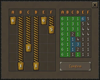 Picking the lock on the chest.
