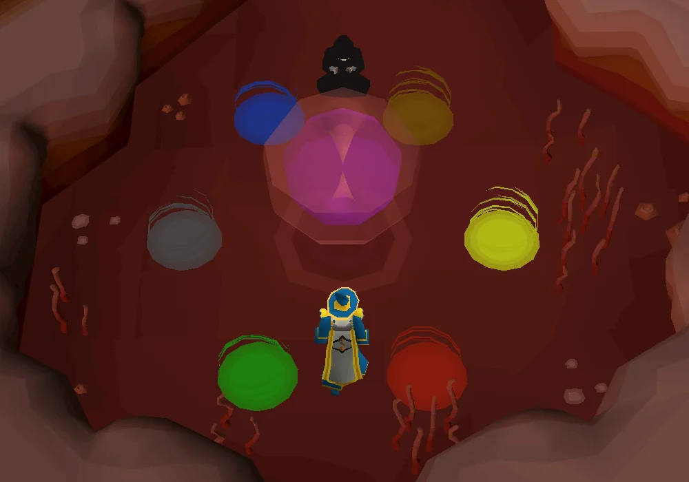 Runic energies emerge from the rift.