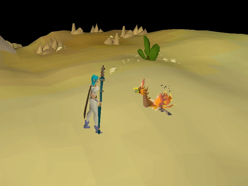 The Desert Phoenix, near the clay mine.