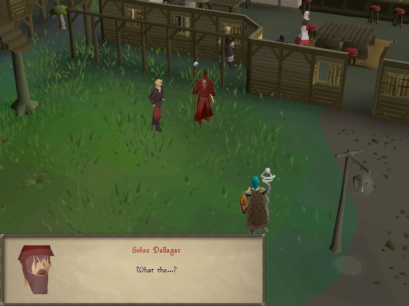 The player encounters Solus for the first time.